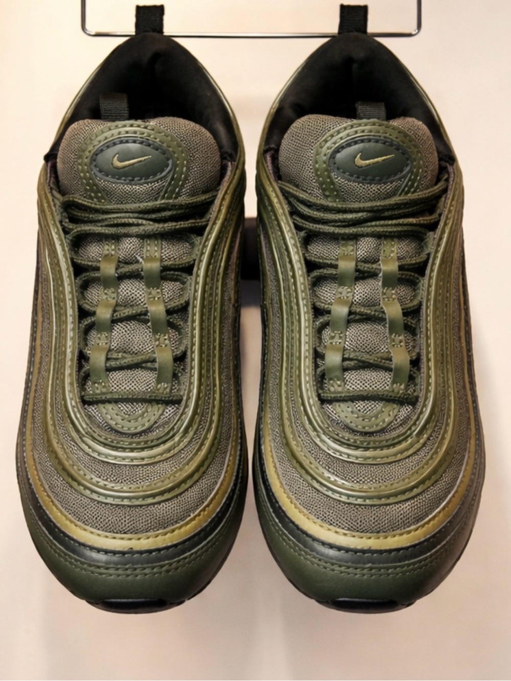 Nike air max 97 Men's Sneakers in Black and Olive